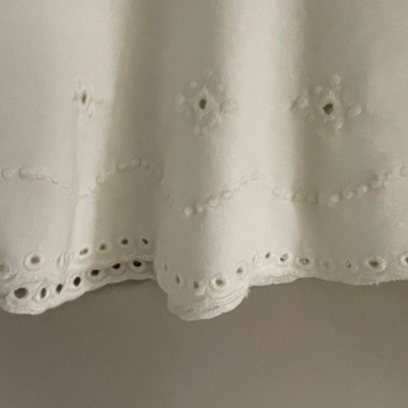 Ann Taylor Eyelet Peplum Top - Picture 5 of 6